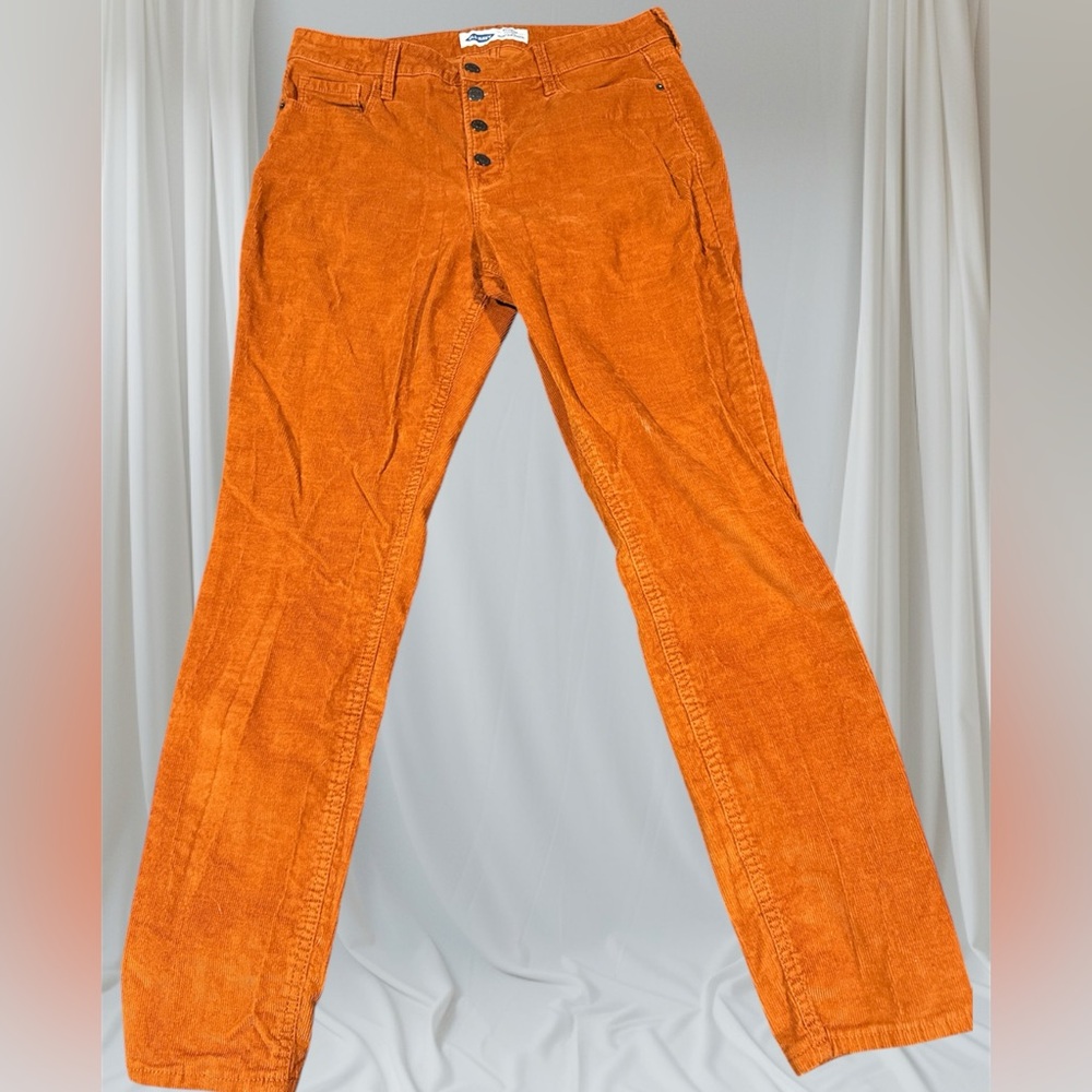 Woman’s corduroy rockstar super skinny high-rise pants